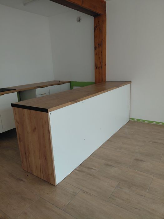 Meble nowe kuchenne lada recepcja salon fryzjerski kosmetyczka