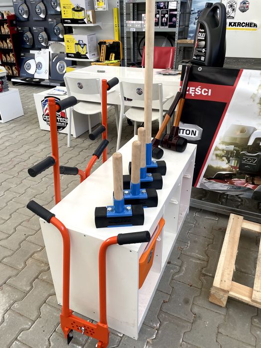 Młotek brukarski krótki, gumowy Jazon