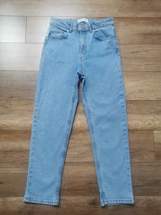 Dżinsy błękitne Primark Denim Co 36 S  wyższy stan mom fit