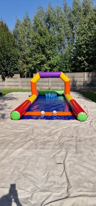 Dmuchany tor do kręgli plenerowy , mobilny kręgle do rywalizacji