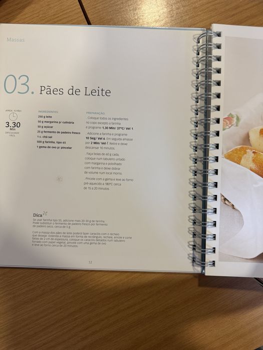 Livro receitas Bimby Massas e Doces