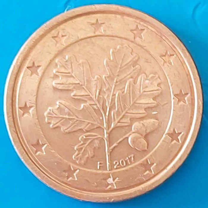 1 cêntimo de 2017 Letra F da Alemanha