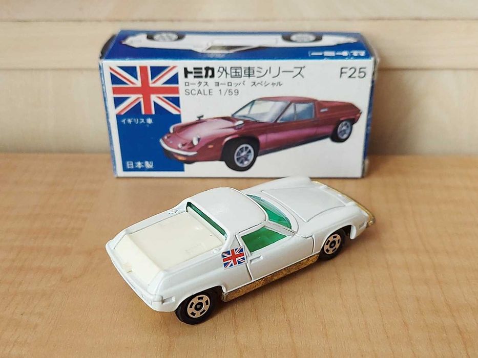 Tomica Japan Blue Box F25-1 Lotus Europa Special