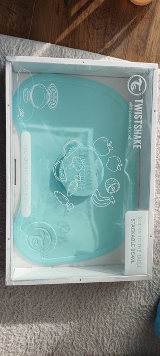 Twistshake mata, śliniaki, sztućce