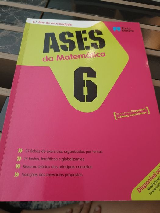 Livro escolar de matemática- 6.°ano