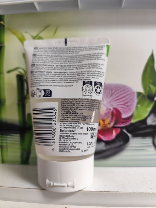 Face wash Sensitive Nívea Men