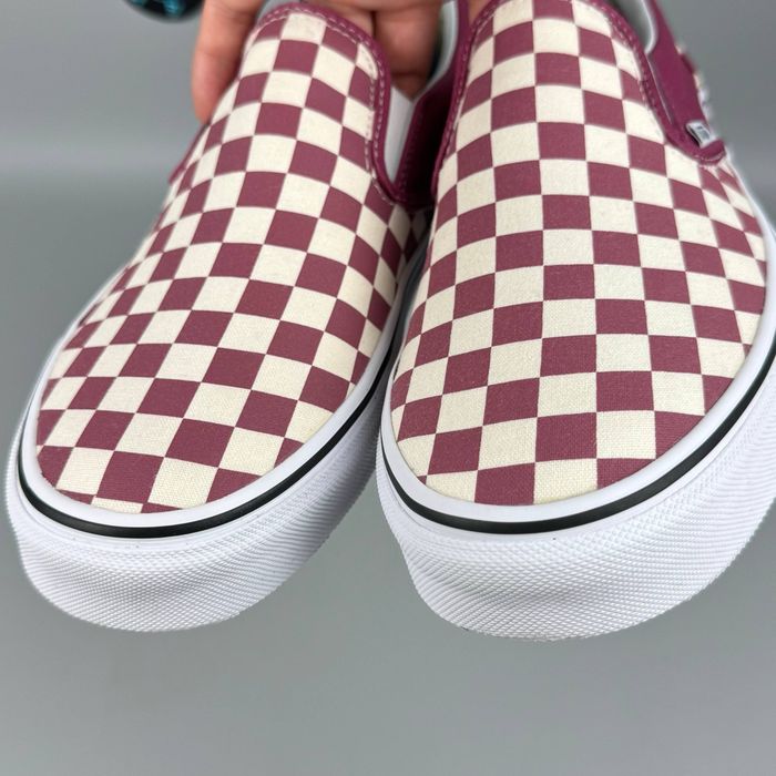 Vans Slip On Checkerboard кеди кросівки кеды кроссовки обувь взуття черевики для міста класичні повсякденне універсальні ванс олд скул сліпон слипоны