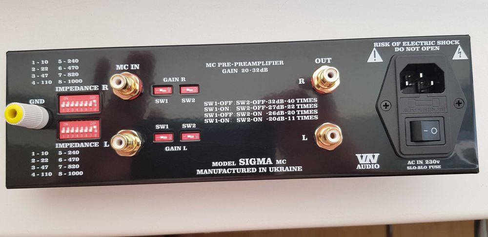 MC pre-preamplifier "SIGMA МС"