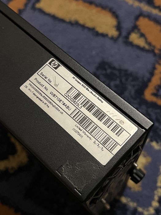 Hp Compag 8000 Elite Ultra-slim Desktop мини процессор системный блок