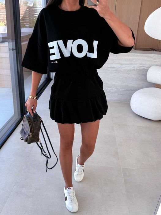 Komplet LOVE ,gładki