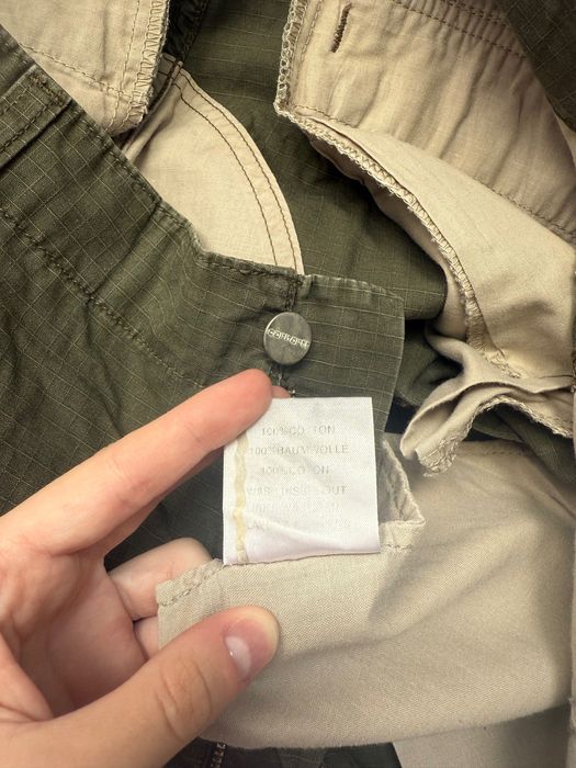 Шорти carhartt темно зеленого кольору