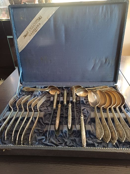 Komplet przedwojennych sztućców Gerlach J.Pelowski.