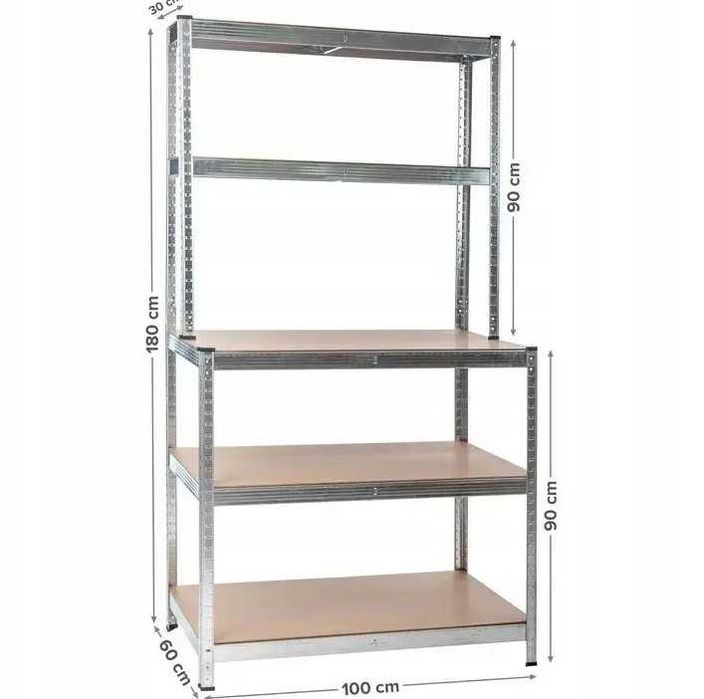Стелажі металеві різні моделі: 180×90×40, 100×60, стелаж для взуття