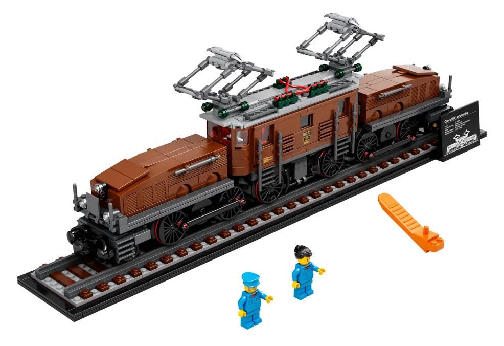 Lego 10277 - Crocodile Locomotive novo e selado