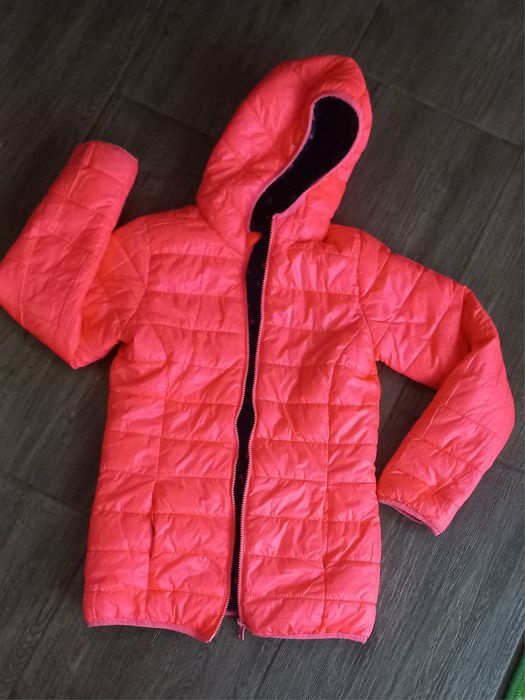 Двостороння куртка на дівчинку весна - осінь