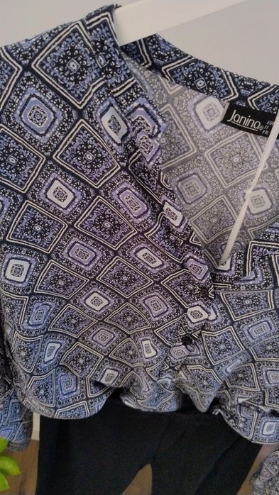 Bluza koszula we wzory roz L