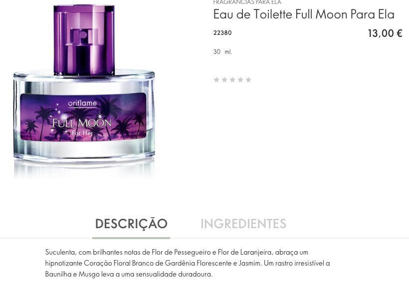 Perfumes Oriflame - Super Preço