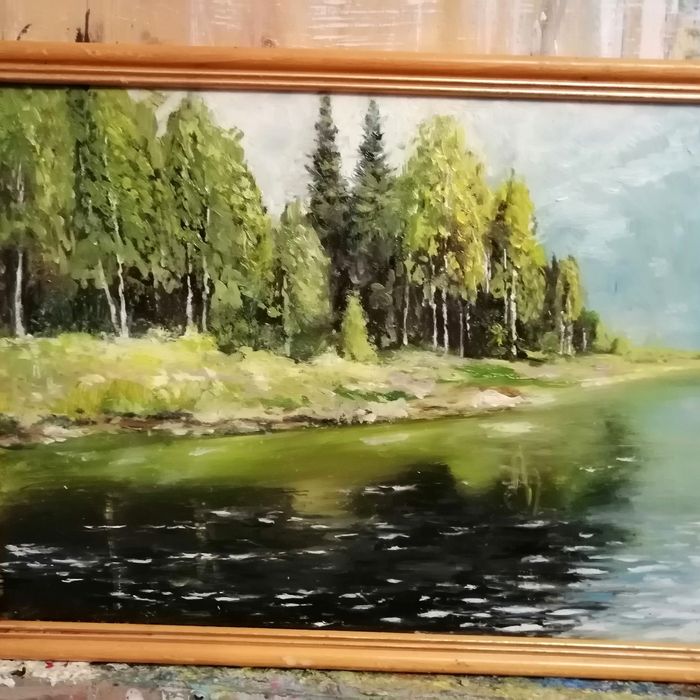 Обучаю онлайн портреты Картины маслом на холсте отличный подарок близк