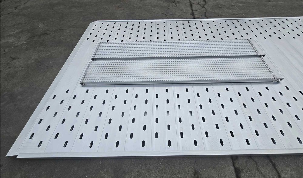 Platforma ALU 5100x2100mm + najazdy 2,5m Laweta Najazd Cert. VDI 2700