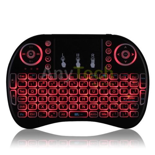 Klawiatura PODŚWIETLANA Bezprzewodowa Smart TV I8