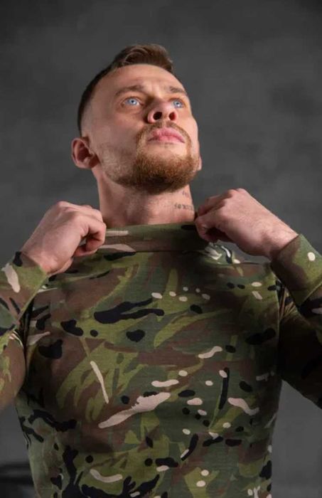 Армейский гольф мультикам с начесом теплый армейский гольф тактический