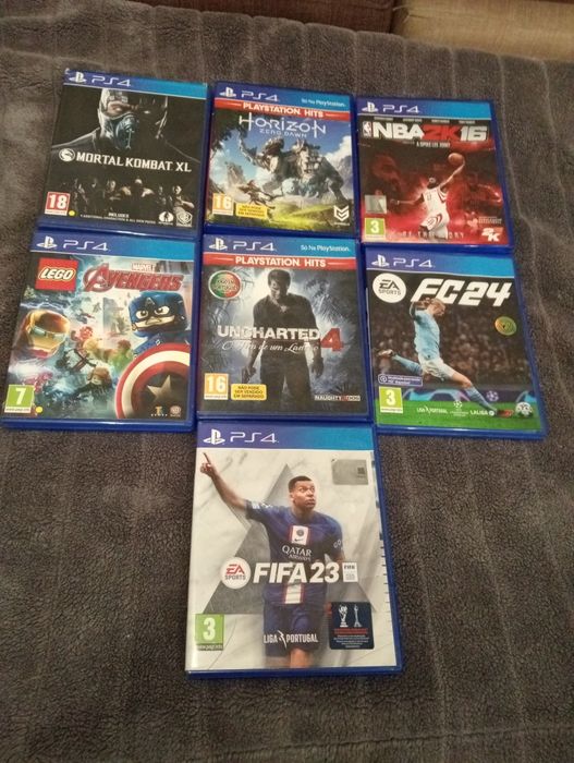 Jogos PS4 bem estimados.