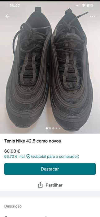 Temos adidas 42.5 como novos