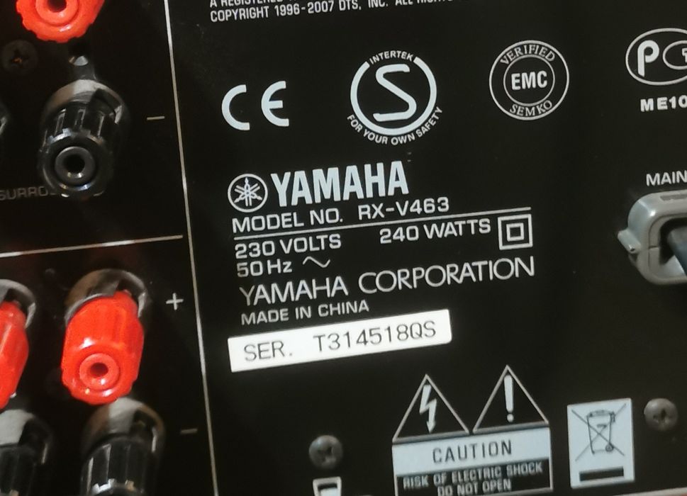 Zestaw stereo amplituner Yamaha Onkyo