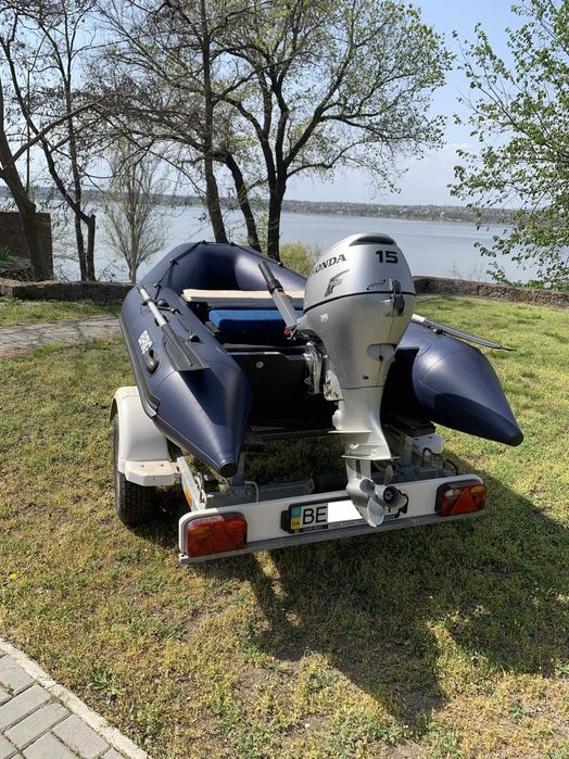 Човен Brig B-310 + двигун Honda 15к.с + лафет UMS