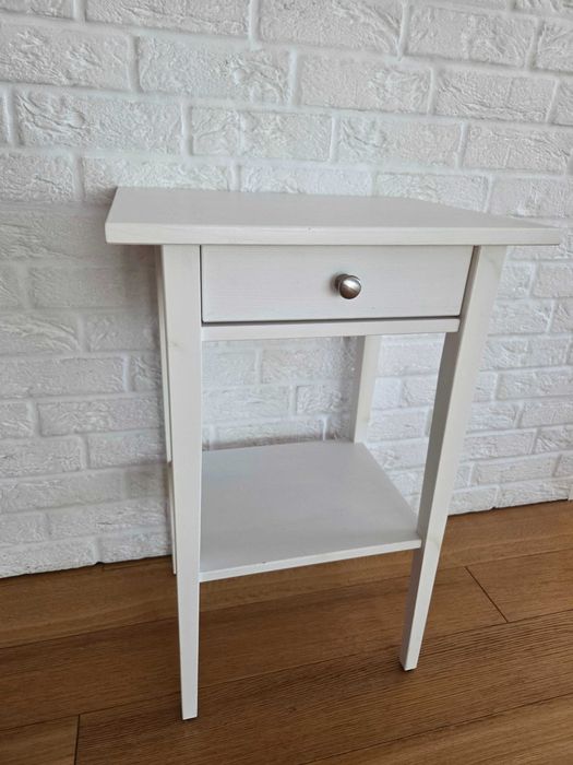 Szafka stolik nocny Hemnes Ikea biały