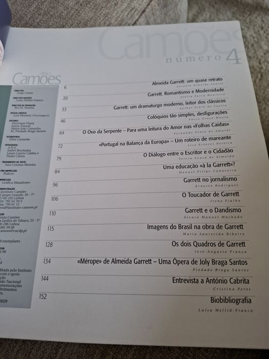 Revista Camões - Almeida Garret