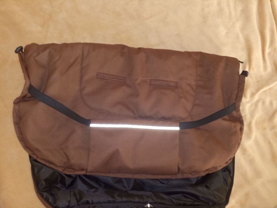 Конверт на овчині з муфтами