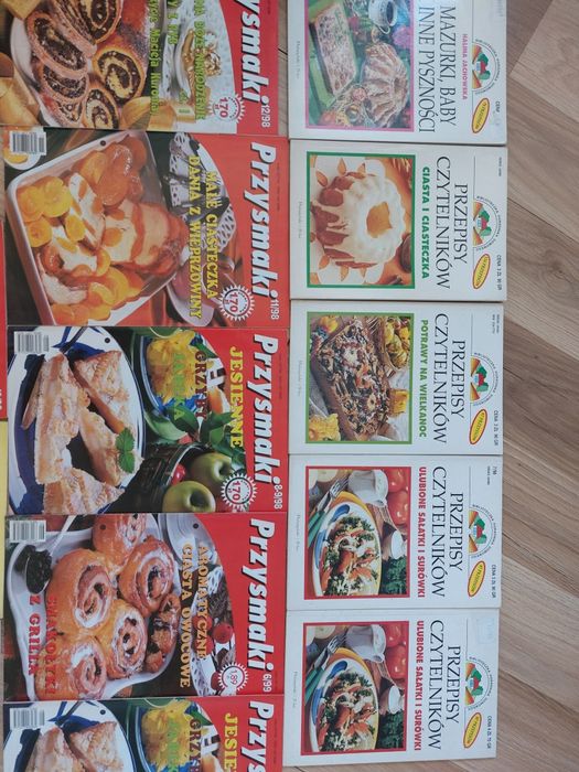 14szt Przepisy czytelników przysmaki ciasta desery sałatki surówki