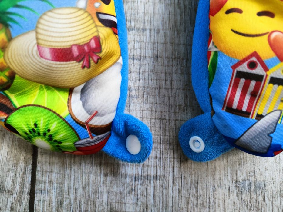 Poduszka podróżna rogal zagłówek dla dzieci opaska podtrzymująca głowę