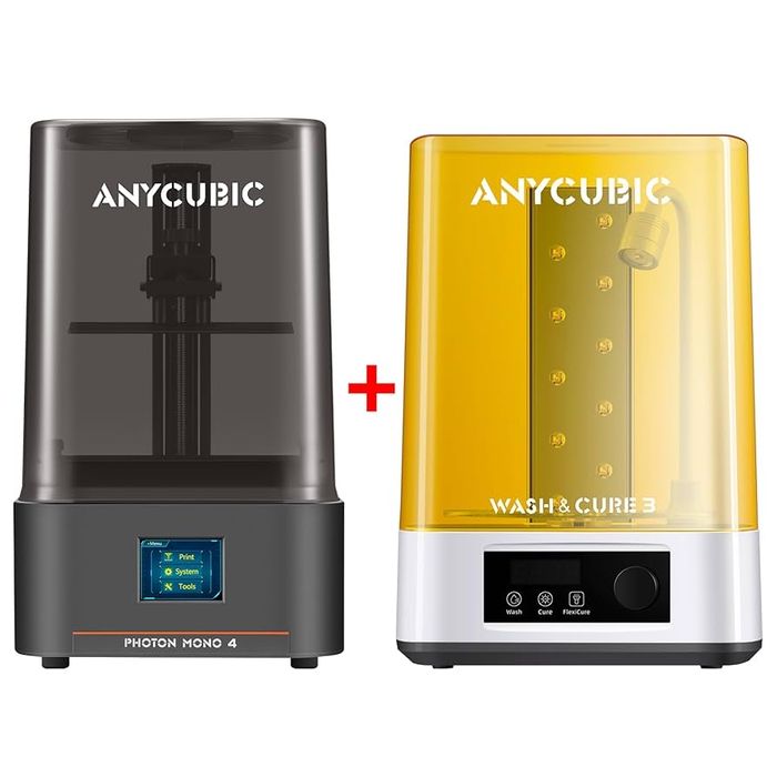Anycubic PhotonMono4 + Wash&Cure + 2Kg Resina novos64730234679171120