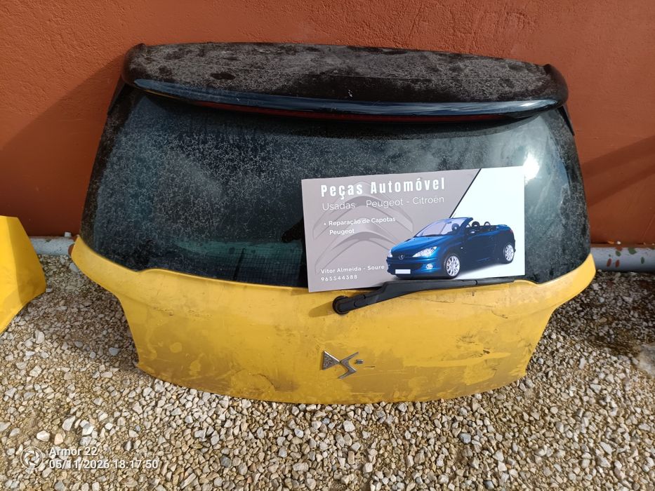 Mala e parachoques traseiro citroen ds3