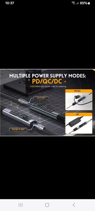 FNIRSI HS-02A паяльник