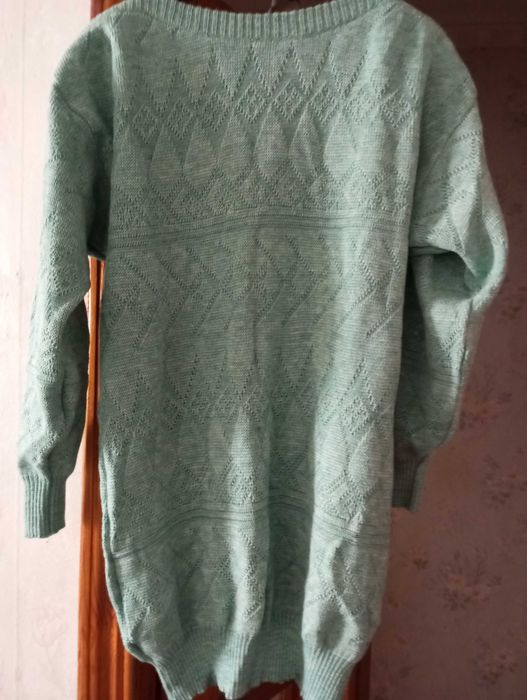 свитер , юбка вязаные
