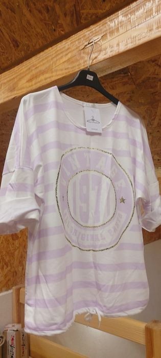 Bluzka w pasy made in italy