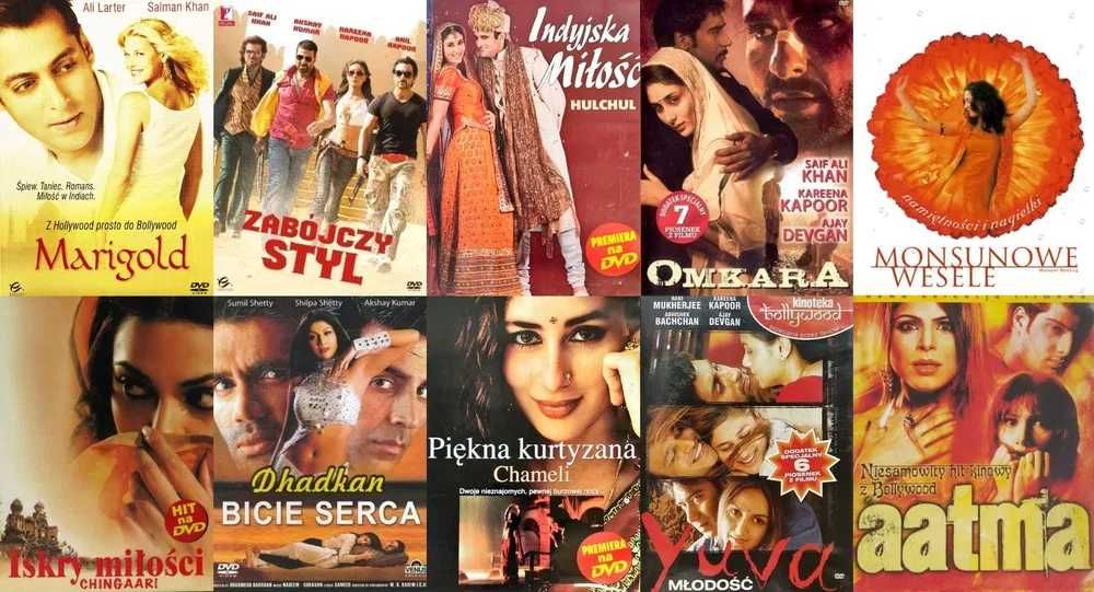 Filmy Bollywood o miłości Lektor DVD romans PL