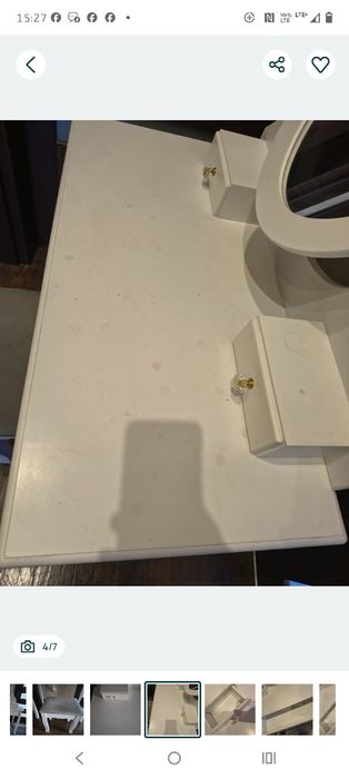 Toaleta  dla dziewczynki z taboretem