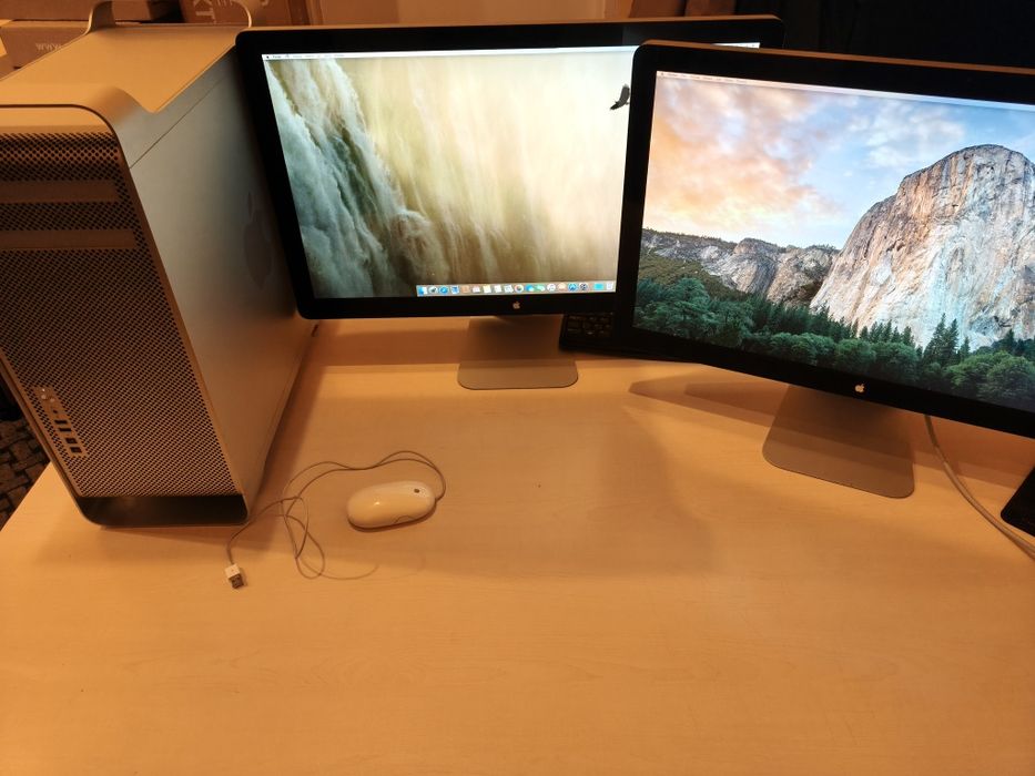 Zestaw Apple Mac Pro 3.2QCX/12GB/1TB+250GB SSD/5770+2xCinema Display27