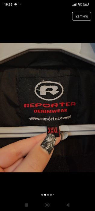 Kurtka męska ocieplana Reporter 3XL/ Bdb