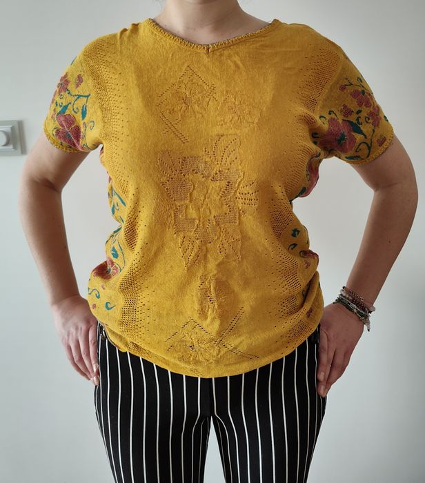 Bluzka etno Boho Peru bawełna