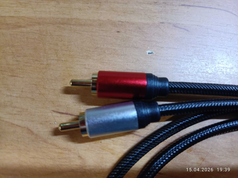 Кабель Джек 6.3 - RCA 2 тюльпана