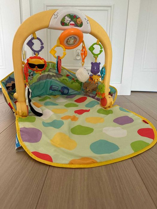 Fisher-Price, Wesoły samochodzik 3w1, mata edukacyjna