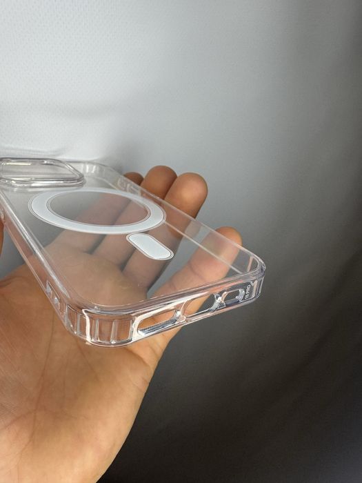 Чехол MagSafe для iPhone прозрачный