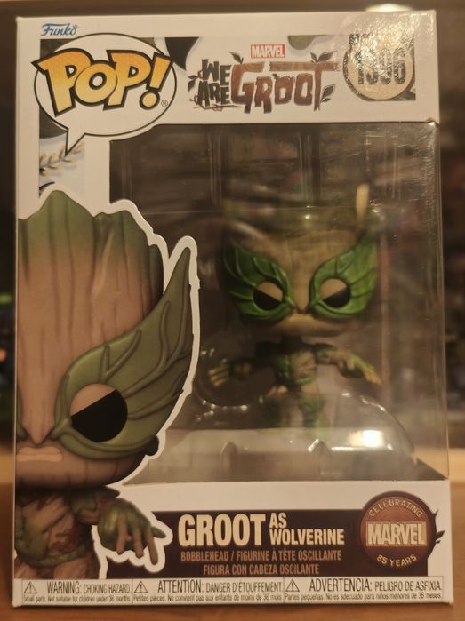 Figurka Funko Pop Marvel We Are Groot Groot As Wolverine 1396