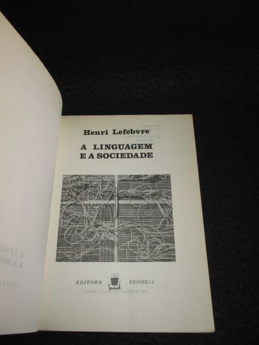 Livro A Linguagem e a Sociedade Henri Lefebvre