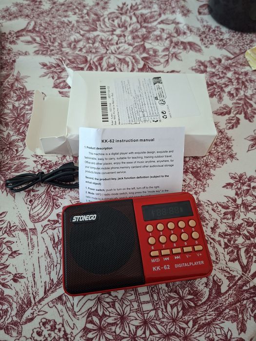 Rádio AM/FM carregar USB